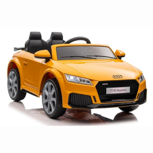 Litsentsiga elektriline sõiduauto Audi TTRS Roadster, 70W 12V, standard, kollane