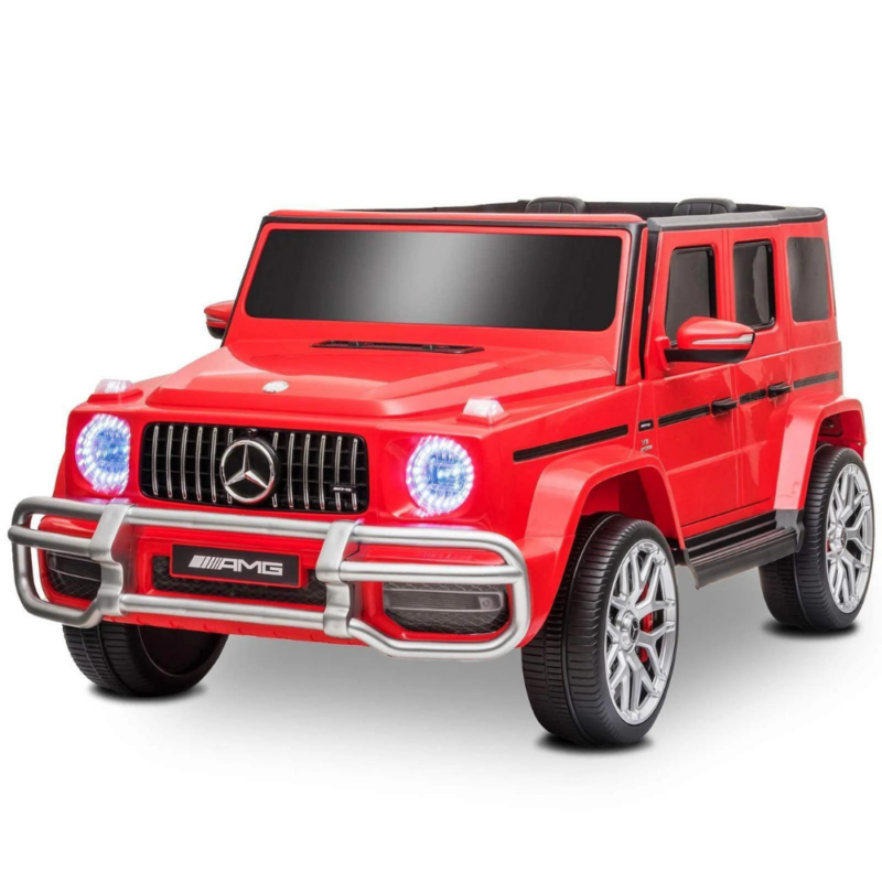 Litsentsiga sõiduauto lastele Mercedes G63 XXL, 2 istet, 4x4, 180W, 12V, Premium, punane